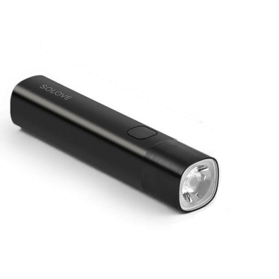 Фонарик-внешний аккумутор Xiaomi Solove X3 Portable Flashlight Power Bank Black